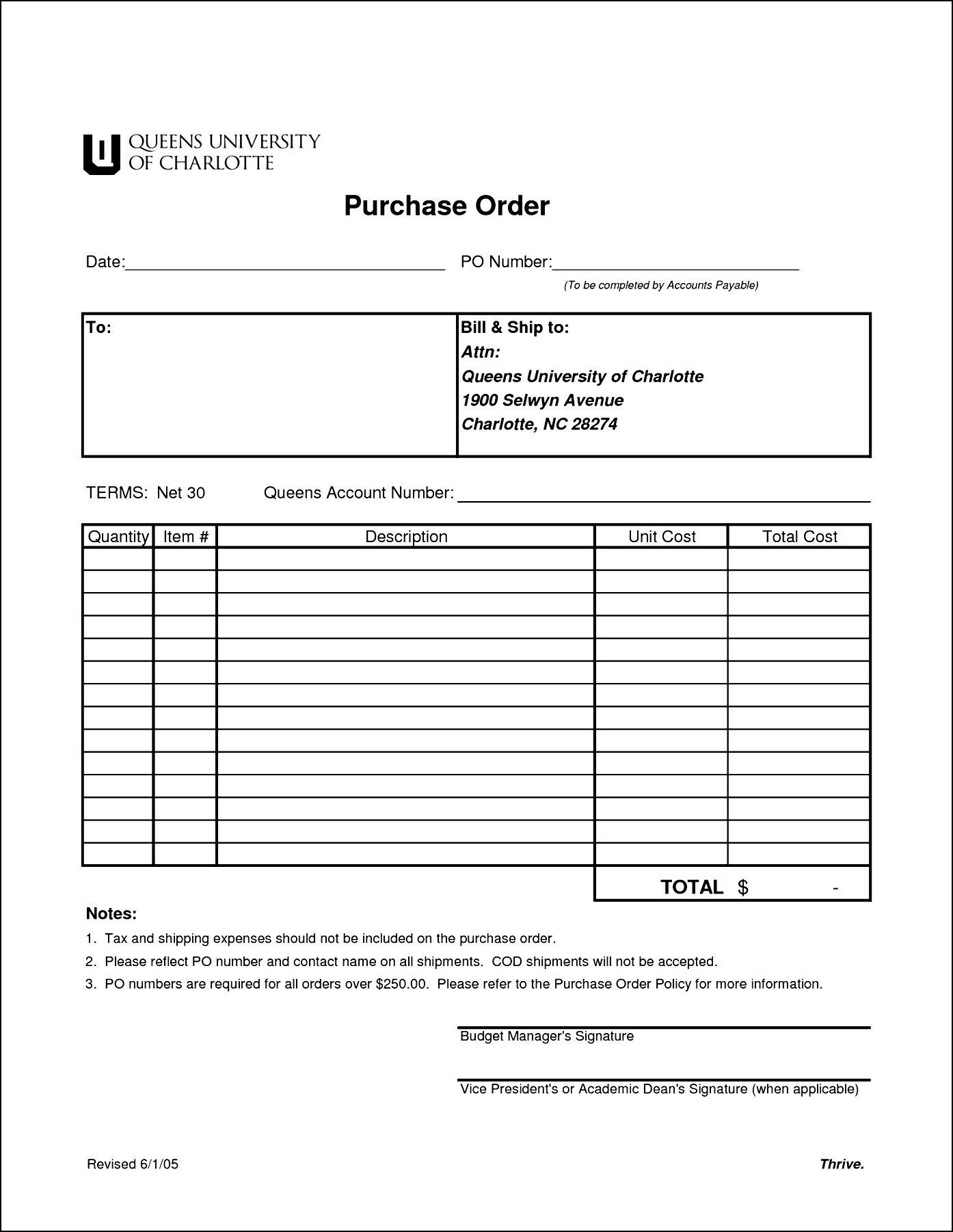 purchase order forms for microsoft word on mac